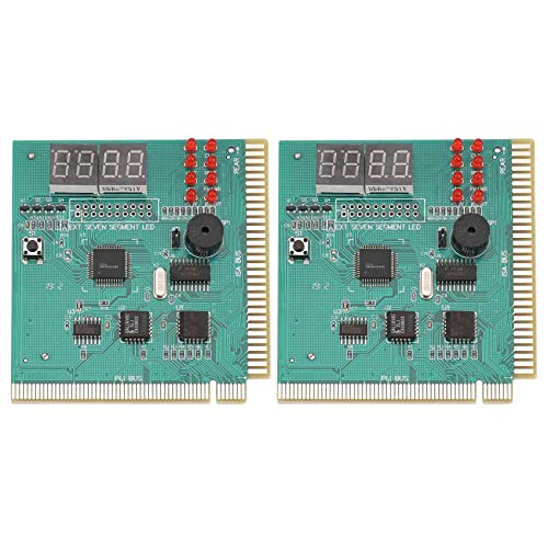 Spactz 2x 4-siffrigt PCI Diagnosanalysator för PC och bärbara datorer