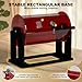 Acrylic Raffle Drum, Raffle Ticket Spinner Drum with Silent Design Turning Handle, Durable Ticket Spinner for Raffles Tickets, Large Capacity Raffle Wheel Spinner with Stand for Lottery Games, Bingo