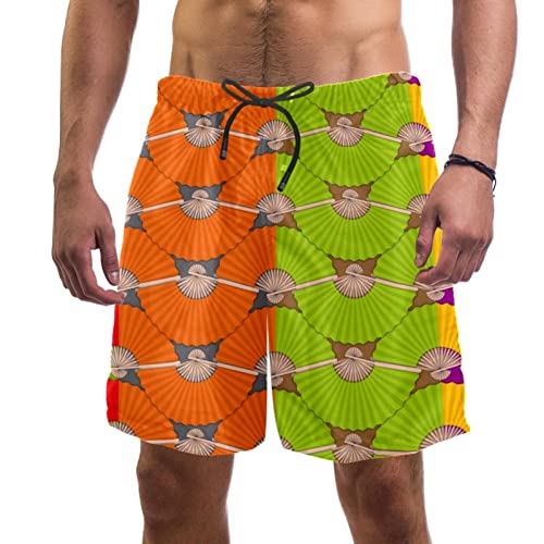Maillots de bain hommes HadHfun short de plage léger respirant pour l'été