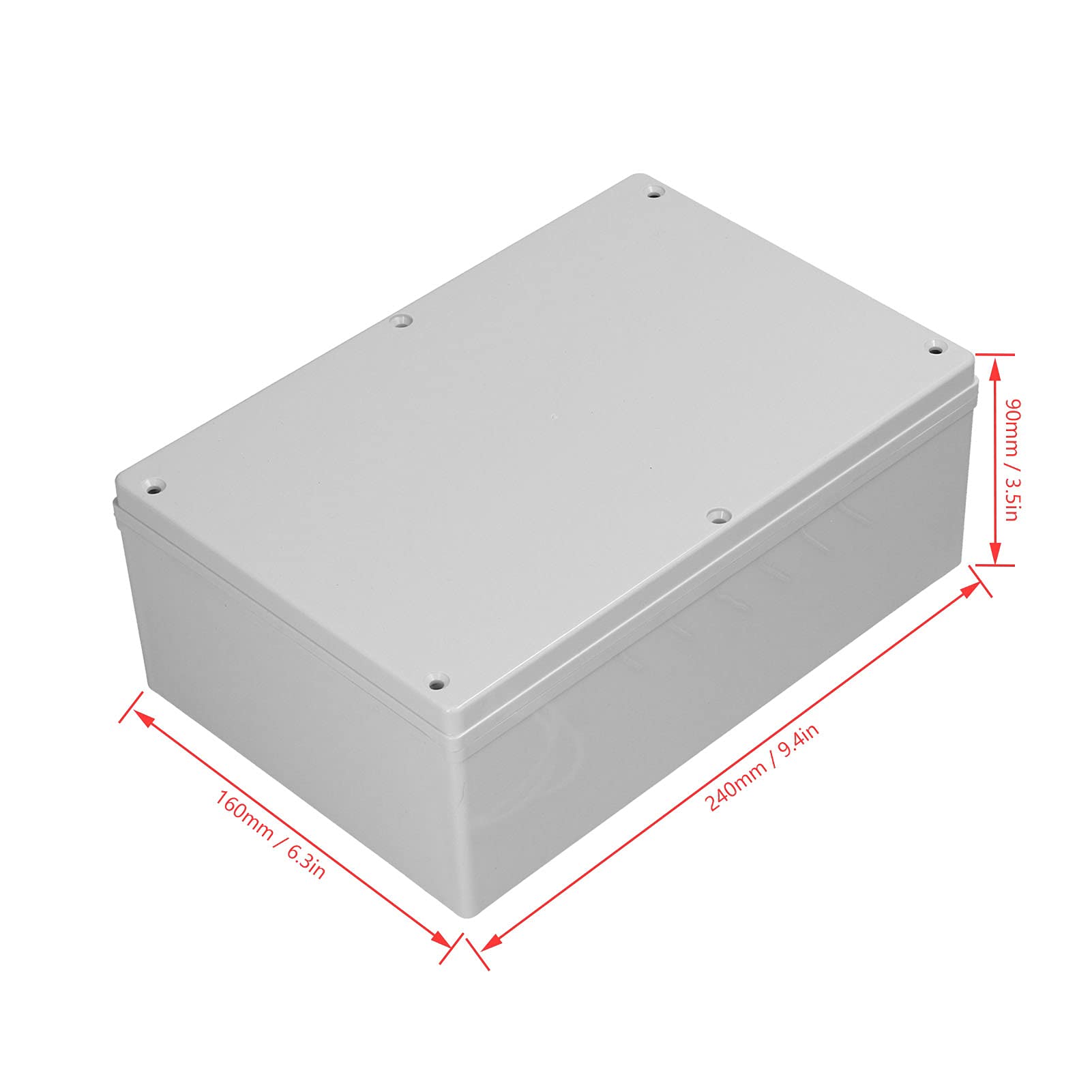 Boîtier électrique étanche ABS IP65 90x160x240 mm Boîte de jonction câblage