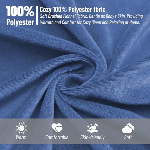 Vulcanodon Mens Pajama Set, Soft Flannel PJS for Men Comfy Warm Sleepwear2