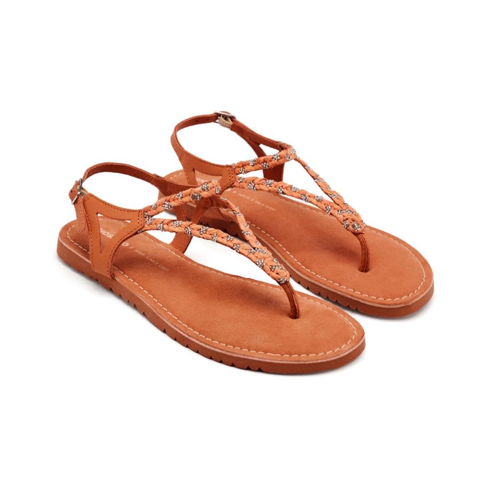 GIOSEPPO LIMINGTON, Women's Flat Sandals, Tile, 39 EU, Tile, 7 UK