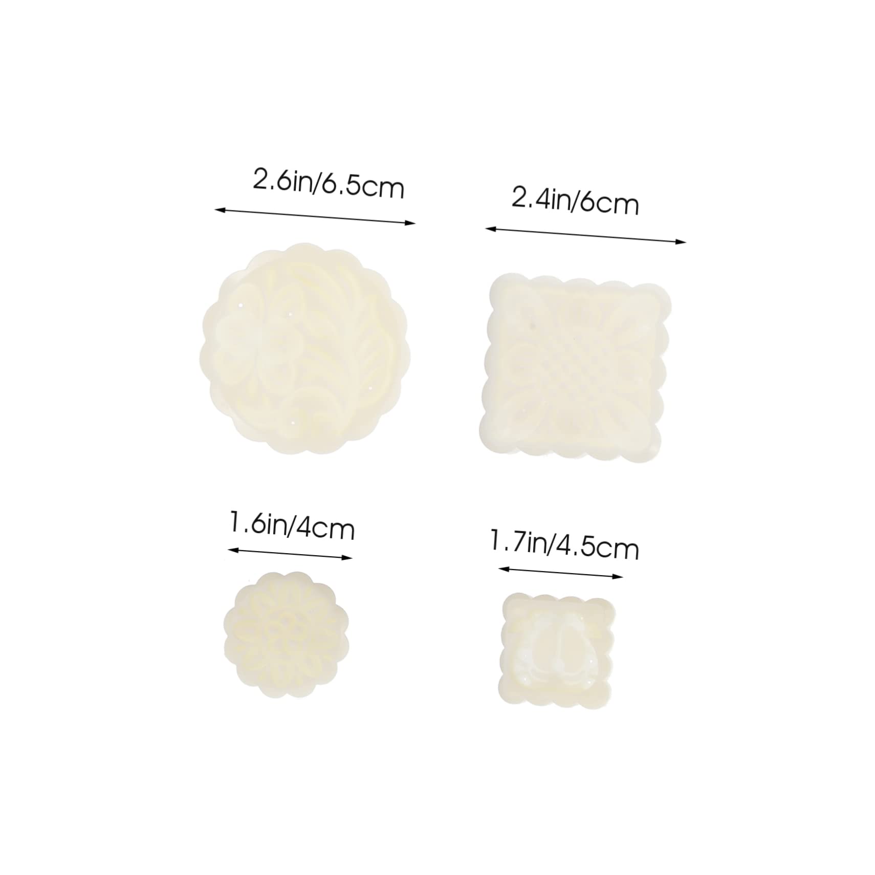 SOLUSTRE 1 Set Adjustable Hand Press Moon Cake Mold Baking Supplies for DIY Desserts Food Grade Creative Design for Mid Autumn Festival Treats Easy Demoulding