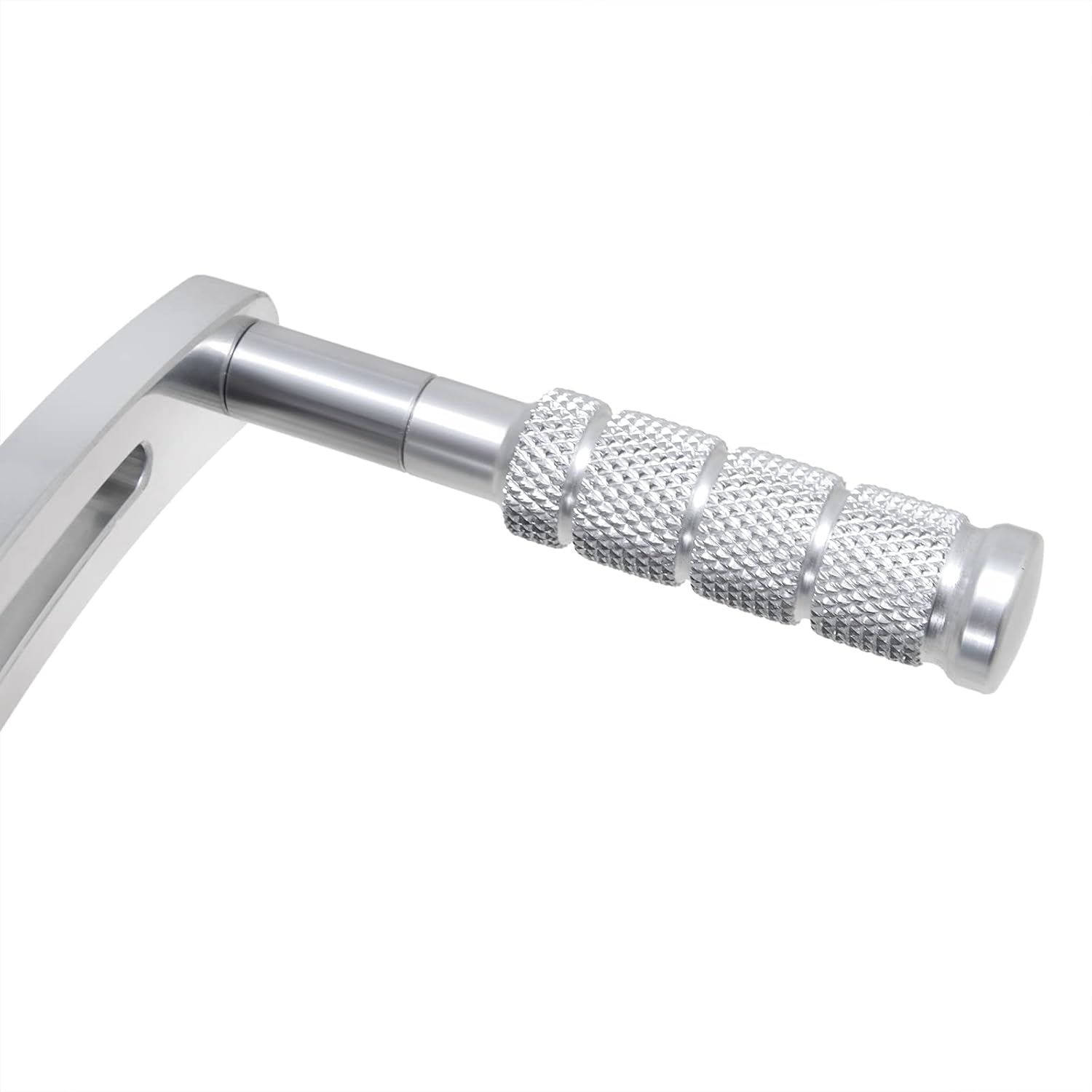 TOFR 4" Aluminum Forward Controls Foot Pegs for Harley Touring Street Glide 1997-2008 FLHX FLHXI Polished Sliver