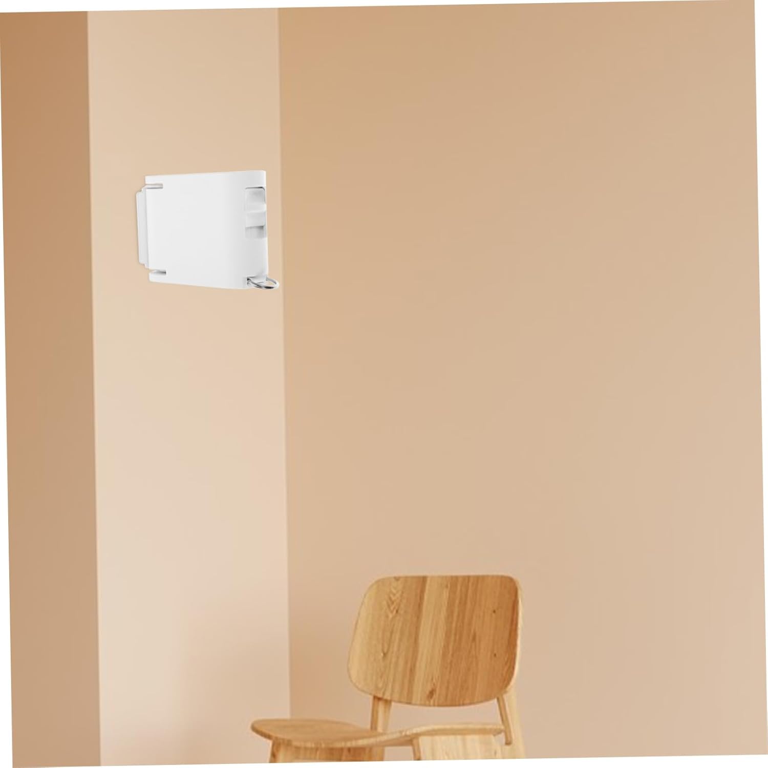 Unomor Adjustable Retractable Clothesline Home Outdoor Heavy Duty Easy Installation Camping Clothes Drying Rope