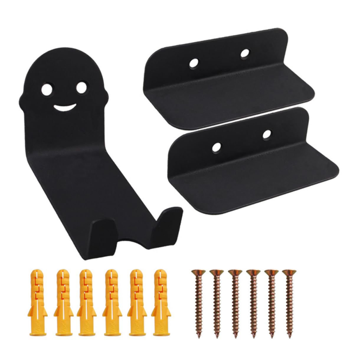 KICHOUSE 1Set Bike Hanger Wall Mount Durable Bike Storage Holder for Mountain Folding Road Bikes Easy to Install for Home Garage Organization