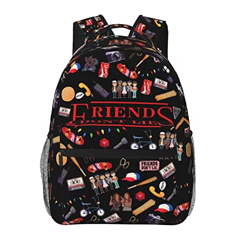 Uinta Cute Backpacks Cartoon Bookbags Casual Daypack Laptop Backpack Waterproof Travel 17In Backpacks For Girls Boys Adult, Black, One Size #TOP3