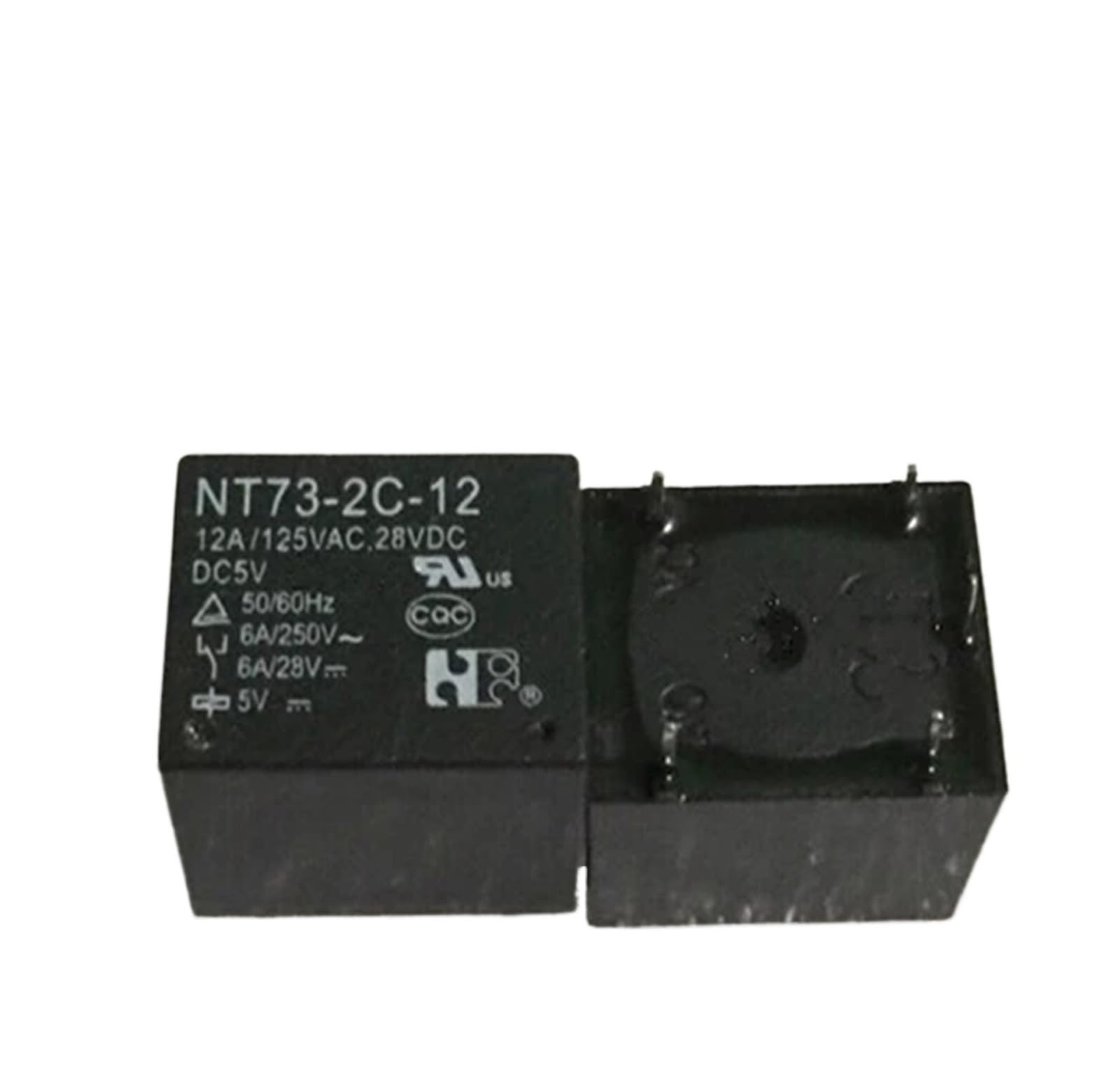 OSHZIKJII Relay NT73-2C-12-DC5V NT73 DC5V 5VDC 5V DIP5(5pcs)
