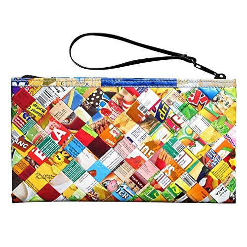 Large Wristlet Made From Candy Wrappers Prime Gift for