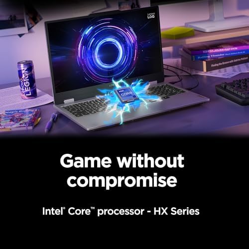 Lenovo Legion LOQ AI-Powered Gaming Laptop - Intel Core i7-13650HX, 15.6" FHD IPS 144Hz Display, GeForce RTX 5050, 16GB Memory, 1TB Storage, G-Sync, Luna Grey - 3