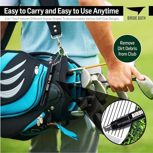 Birdie Blade 3-in-1 Golf Club Groove Sharpener Tool | Premium Groove Maintenance for Improved Performance image 6