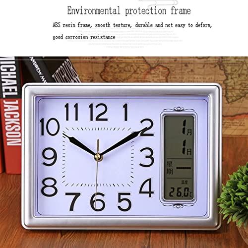 Reloj de mesa de diseño clasico con pantalla digital LCD moderna 7