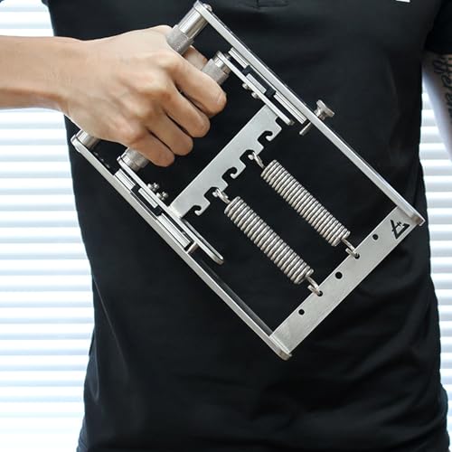 Handtrainer mit verstellbarem Widerstand, 5 Federn für verbesserte Griffkraft, ideal für Muskelaufbau und Rehabilitation