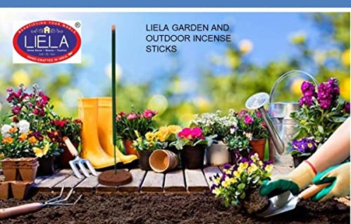 Image of LIELA - Garden and Outdoor Incense Sticks for Mosquito Repellent in Pure Citronella & Lemon Grass Fragrance ; (48)