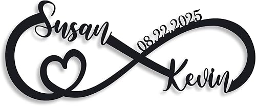 Regalos de boda para parejas 2025 Regalos de boda personalizados Regalo de pareja para ella Letrero de fecha de aniversario de boda Regalo de