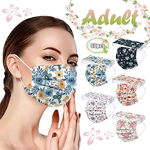 Masques à motif floral Wtosuhe thumbnail