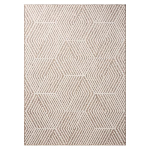 Tapete Nicole Miller New York 7'9"x10'2" beige/crema