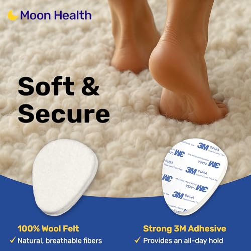 12-Pack Metatarsal Foot Pads for Pain Relief - 1/4” Thick, Ball of Foot Cushions for Women and Men, Forefoot and Sole Support, Metatarsalgia Mortons Neuroma. Metatarsal Pads Ball of Foot Cushions.4