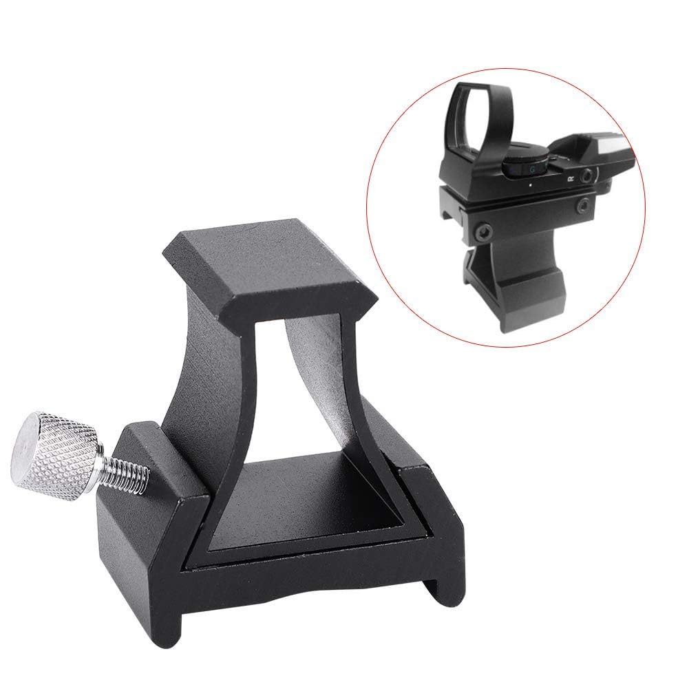 Fente En Queue D'aronde Télescope Astronomique Support, 1,65 × 1,18 Pouces Base à Queue D'aronde En Alliage D'aluminium, Support De Montage Télescope Plaque à Fente En Queue D'aronde, Vis à Rainure