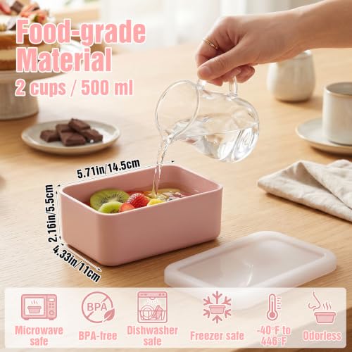 Moldes de silicona para congelar sopa 8 unidades con tapa miniatura 2