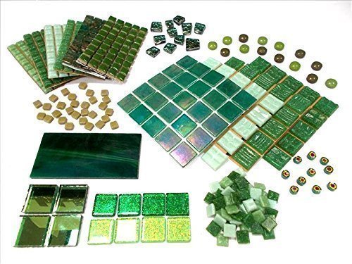 Green Mega Mosaic Kit. Variety Pack