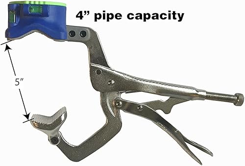 Miniatura 7 de HoleMaster - Pinza de corte para orificios de tubería de hasta 2 pulgadas en tubería de 4 pulgadas (taladro no incluido)