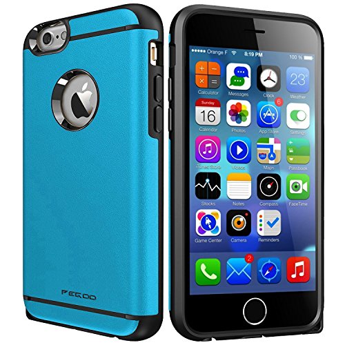 Moto G7 Case, Moto G7 Plus Case,Silicone Impact Resistant Hybrid Heavy Armor with Bracket Bumper Cover Case for Motorola Moto G7/G7 Plus (Blue)