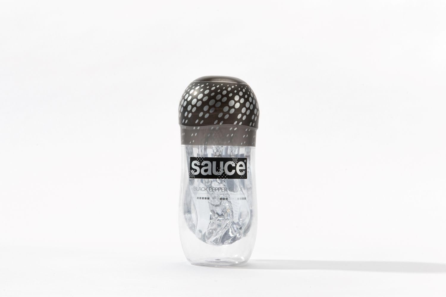 Sauce Black Pepper Salse Cup Masturbatore Custodia, trasparente, Ø 6,8 x 16 cm