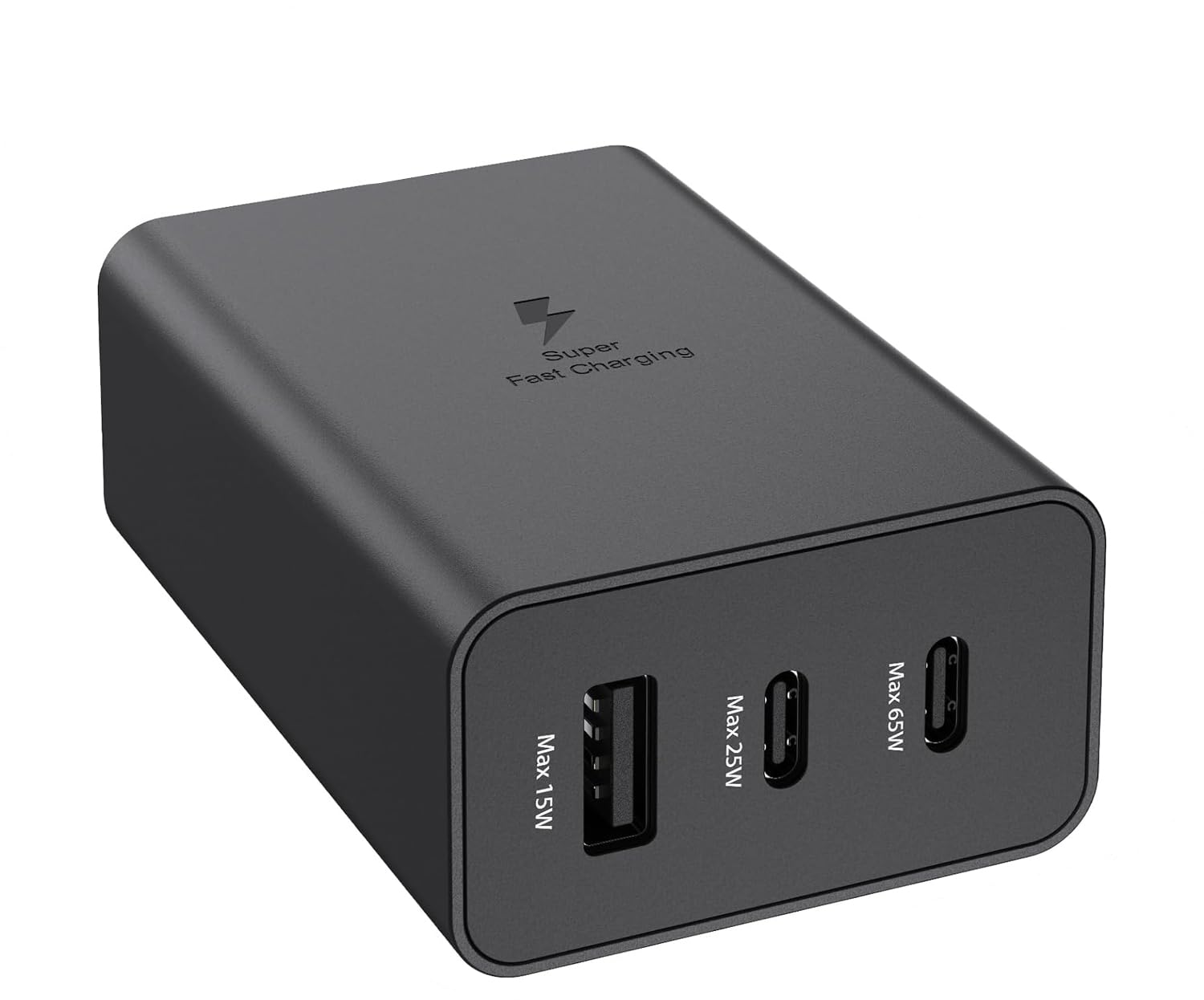 65W Type C 3-Port Super Fast Charging Wall Charger GaN Trio Adapter Compatible with Samsung Galaxy S24 Ultra/S24/S23 Ultra/S23/S23+/S22/S22 Ultra/ S21 Fe 5G/Z Fold 5/4/3/ Z Flip 5/4/3Earbuds/laptops (B0D1396CR4) Amazon Price History, Amazon Price Tracker