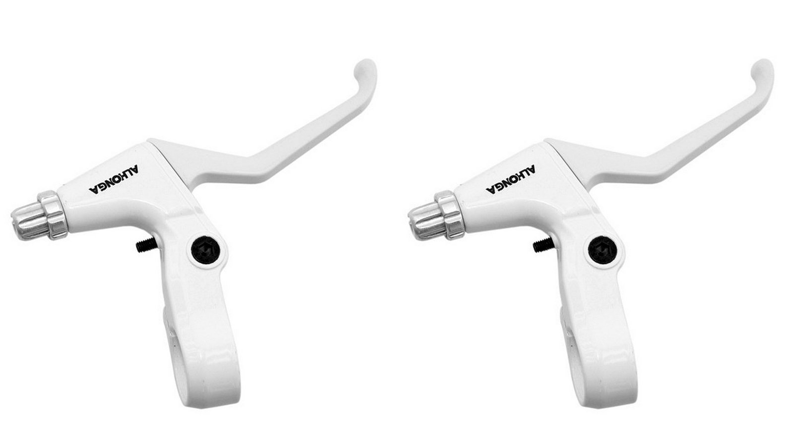 2 x Bremshebel aus Aluminium, weiß, V-Brake für Fahrrad MTB BTT 2920bl Sport & Freizeit