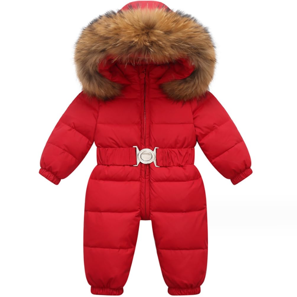 Tuta da Neve da Bambino con Cappuccio Antivento Invernale Pagliaccetti Piumino da Bimba