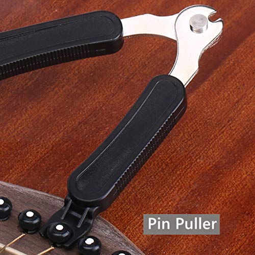 Enrouleur de cordes de guitare et extracteur de broches de pont, outil de réparation de guitare fonctionnel 3 en 1(black) - Les Beatles, Paul McCartney, John Lennon, RIngo Starr, George Harrison Enrouleur de cordes de guitare et extracteur de broches de pont, outil de réparation de guitare fonctionnel 3 en 1(black) – Image 5