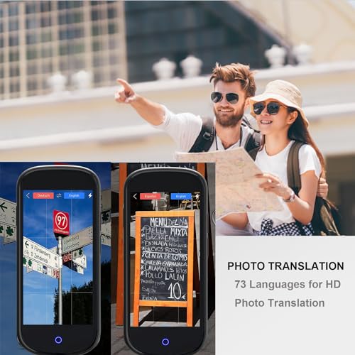 Language Translator Device No WiFi Needed, 2024 Two-Way AI Voice Translator for All Languages and Accents, 139+ Language Online Translation, 4" HD Offline/Photo Translation for Travel 8 Language Translator Device No WiFi Needed, 2024 Two-Way AI Voice Translator for All Languages and Accents, 139+ Language Online Translation, 4" HD Offline/Photo Translation for Travel - Image 6