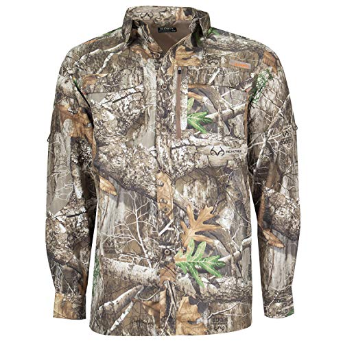 HABIT Men's Hatcher Pass Long Sleeve Camo Guide Shirt
