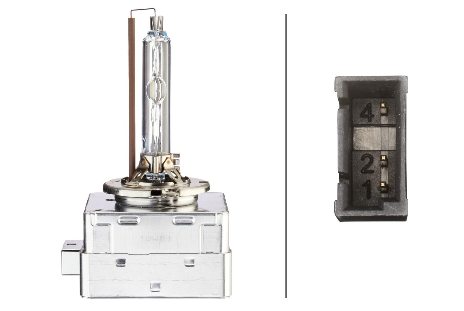 HELLA Żarówka - D3S - Xenon up to 4300 Kelvin - 42V - 35W - Żarówka z cokołem: PK32d-5 - Pudełko - Ilość: 1-8GS 007 949-541