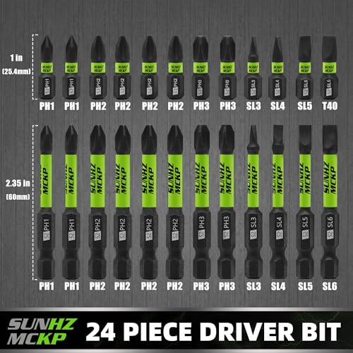 Sunhz Mckp Sunhzmckp 24-Piece Screwdriver Bit Set thumb #1