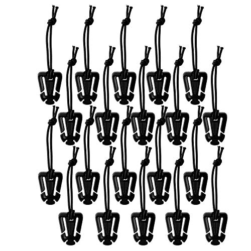 ウェブドミネーター 高強度軽量プラスチック バックパックなどのベルトまとめ用 便利グッズ アウトドア用 ゴムひも付 ポーチ ベルト