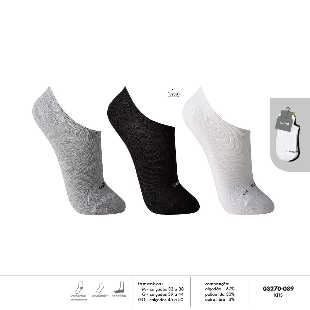 Kit 3 Meias AU Sport Lupoadulto-unissex em promoção! Veja a oferta e mais achadinhos de Moda íntima 9 Hoje é o melhor dia para comprar Kit 3 Meias AU Sport Lupoadulto-unissex com aquele preço maroto! Promoção! Aproveite a oferta! 9