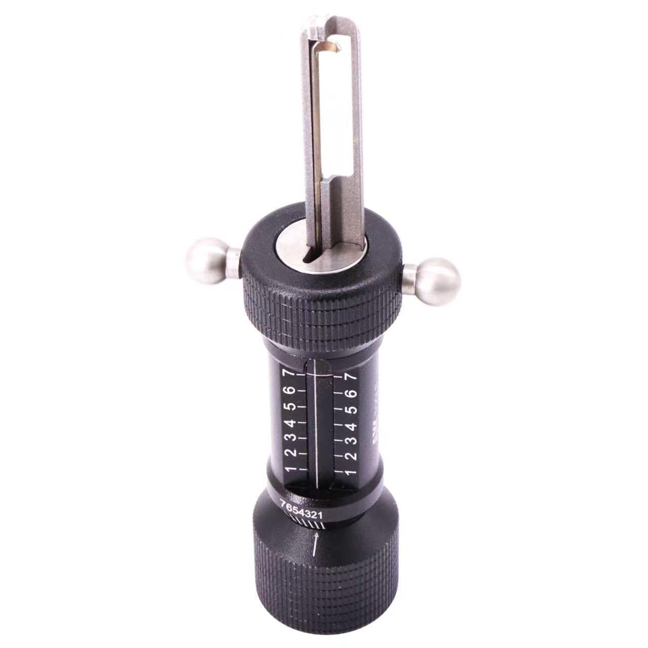AKK Tools MUL-7 x 7 Schnell-Dietrich-Werkzeug, Wohnschlosszylinder, spezielles offenes Werkzeug, 7-polig, professionelles Schlosser-Werkzeug