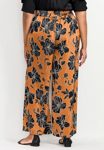 Women's Plus Size Goldi Wide Leg Satin Pant2