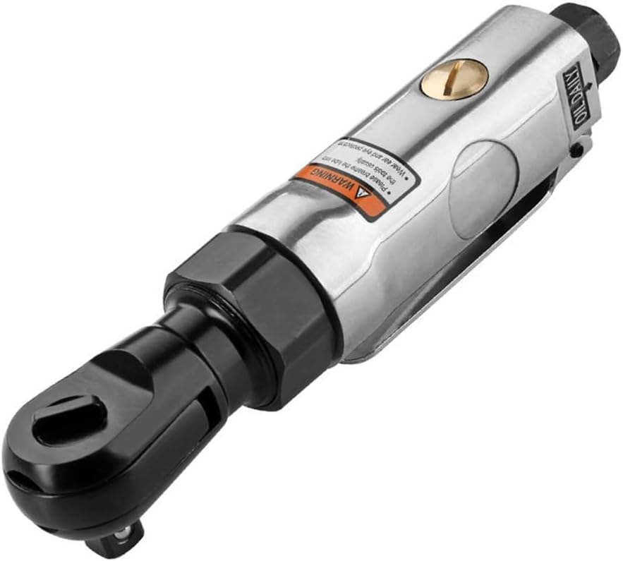 3/8" Pneumatic Ratchet with Right-Angle Hex Drive, High-Torque Tool Automotive Repair — Chromium Vanadium Steel, 168 mm, 520 g(medium)