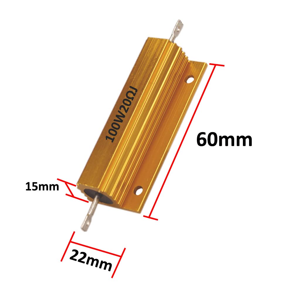 1 Potenciômetro Cerâmico De 50w 10 Ohm, Resistor De Pote | Parcelamento Sem Juros