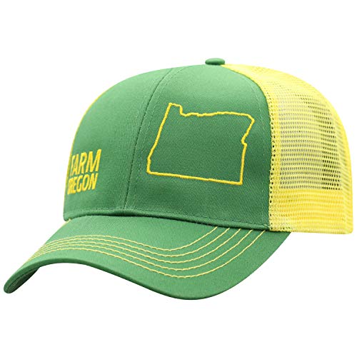 John Deere Farm State Pride Cap-Green and Yellow-Oregon