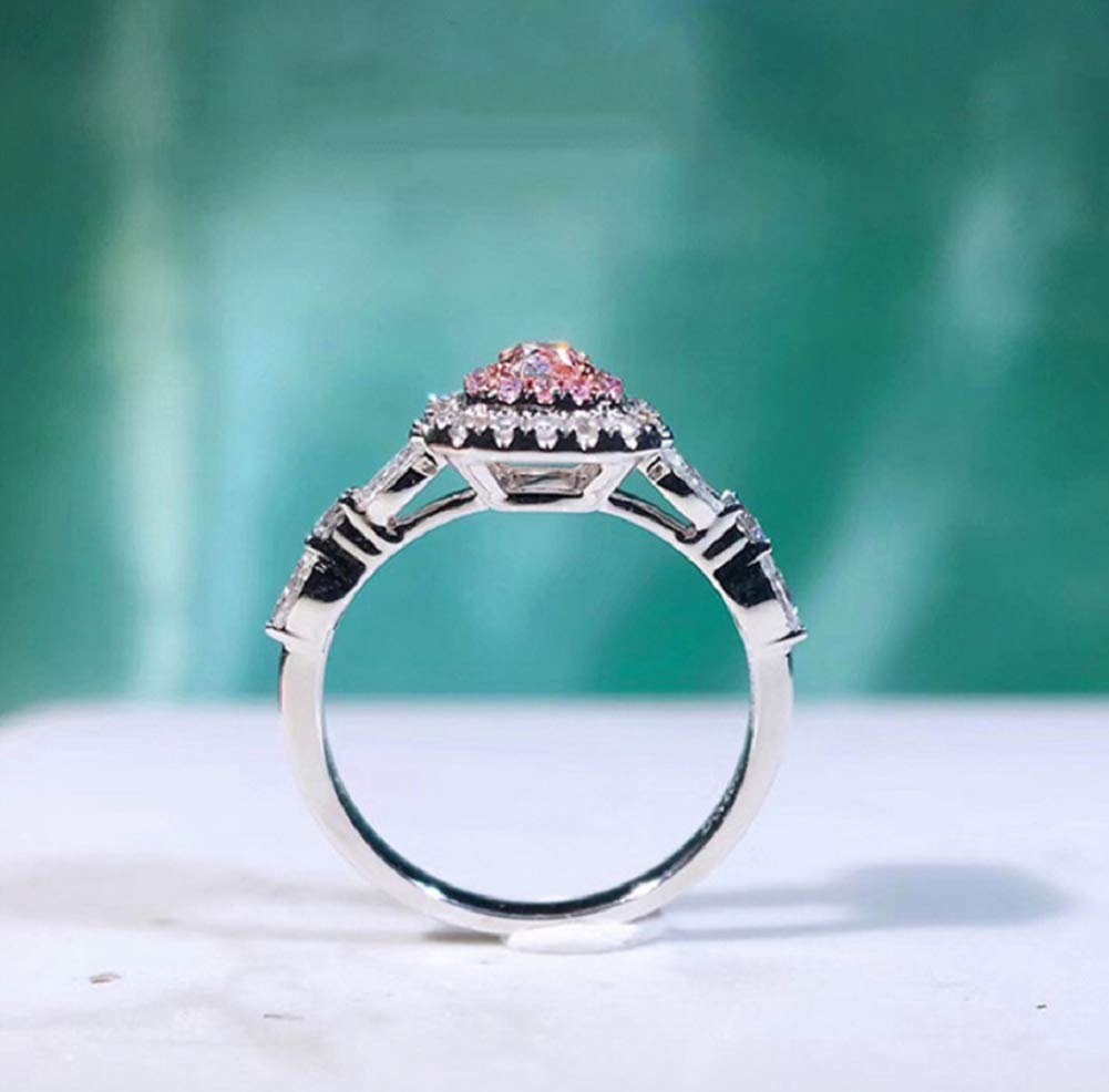 Amazon.com: Xiaomei Charm Women 18K White Gold Natural Color