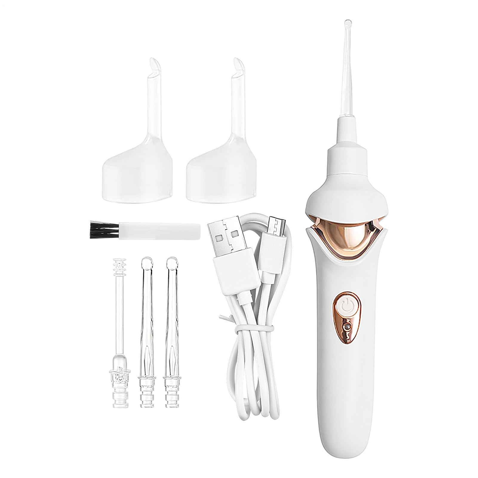 Ear Wax Remover, Durable Electronic Cleaner, Compact Cleaning Tool, USB Powered Design with Safe Extraction Function, Lightweight Portable Kit for Families, Teenagers, Children
