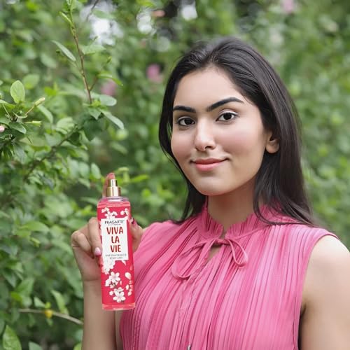 Image of VIVA LA VIE Body Perfume Mist Spray Long Lasting Womens Perfume FLORAL MUSKY Fragrance 236ml