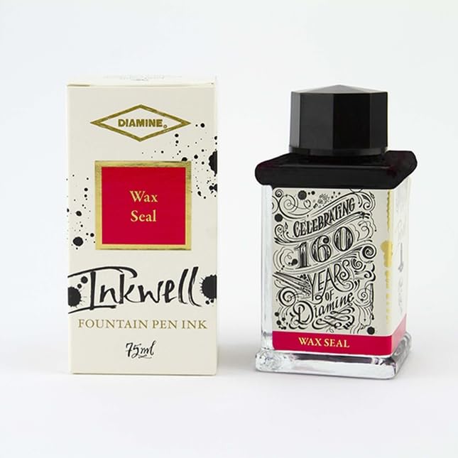 Diamine - 160th Anniversary - 75ml Fountain Pen Ink - Wax Seal