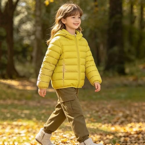 Girls Winter Coat Quilted Lightweight Outerwear Hooded Puffer Jackets 2-15Y - image 8