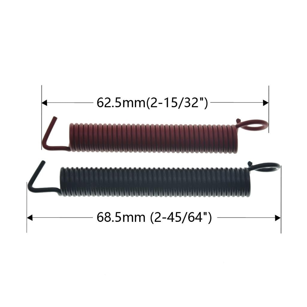 KAISH Set of 5 Premium Noiseless Tremolo Springs Tremolo Bridge Tension Spring for FR/ST/Strat Tremolos Red High Tension