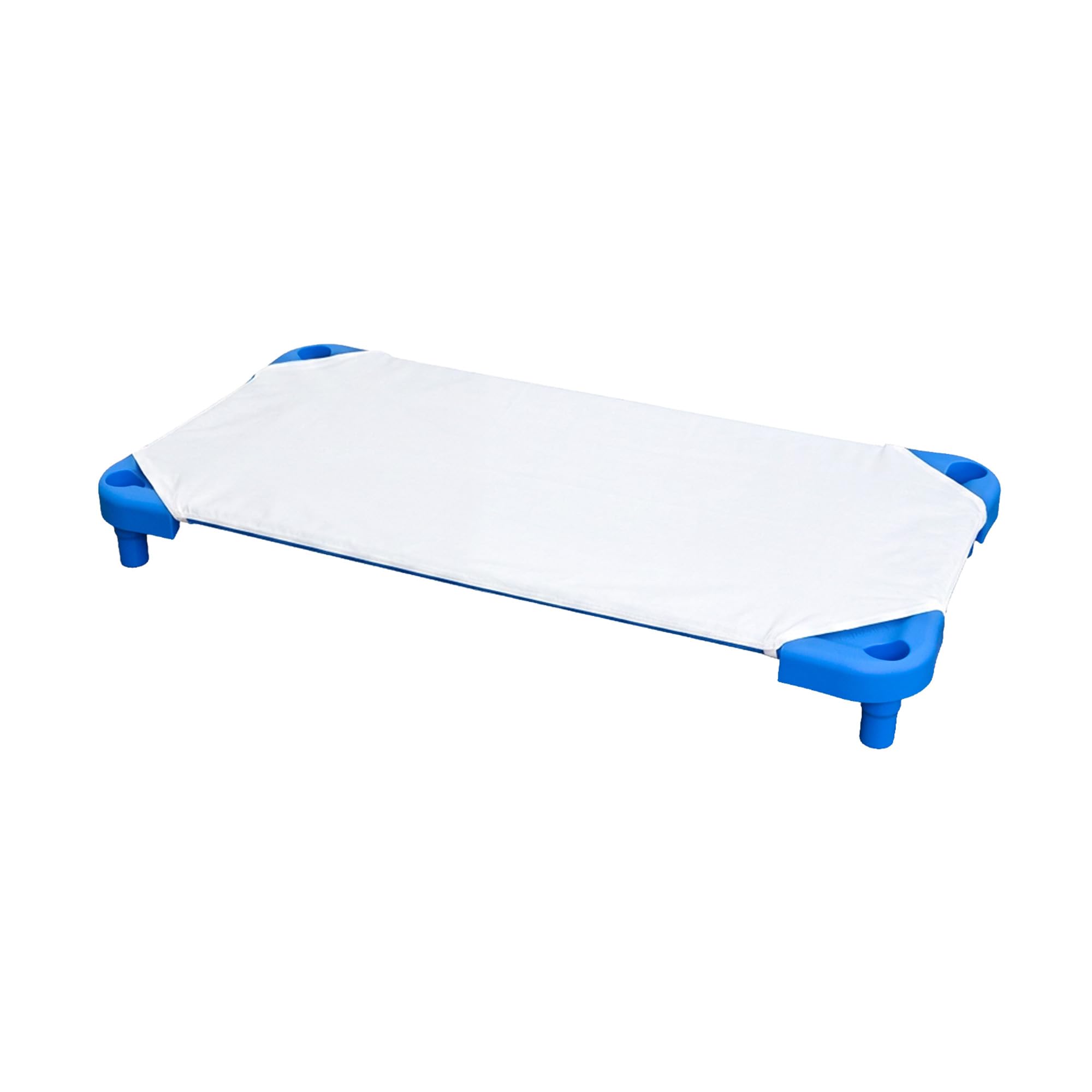Angeles Value Line - Sábana Blanca para Cuna, tamaño pequeño, sábanas para niños para Dormir en Interiores, guardería/Preescolar/Aula, Lavable a máquina (AFB5705T)